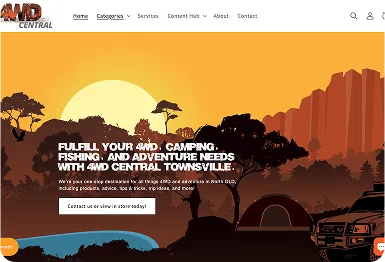 The 4WD Central website home page