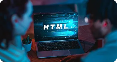 Code on a screen