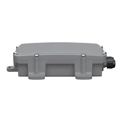 The Hawk Pro, a rugged grey IoT data logger enclosure